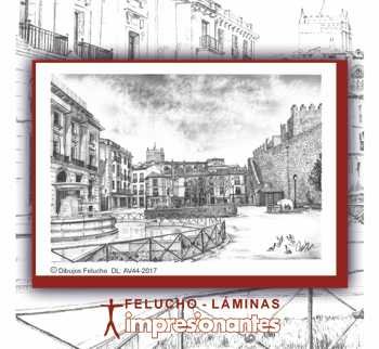 Plaza de Santa Teresa y Muralla de Ávila - Felucho