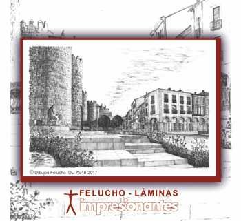 Plaza de Santa Teresa y Muralla de Ávila - Felucho