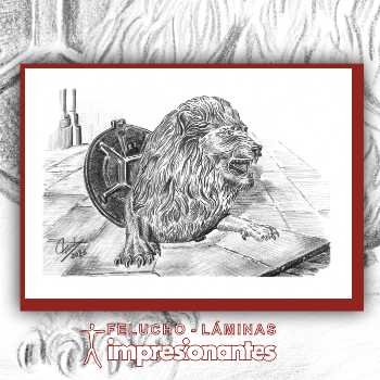 León Saliendo de alcantarilla de León - Felucho