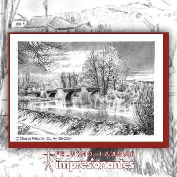 Puente Medieval sobre el Duero en Soria - Felucho