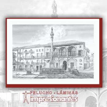 Monumento al triunfo de la Inmaculada y balcón de Concejo de Baeza - Felucho